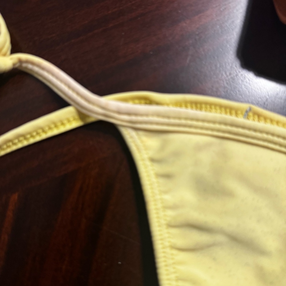 Blue Moves Bikini Bottoms Lot of 2 Size Small Tie Side Yellow & Rust - Picture 11 of 12